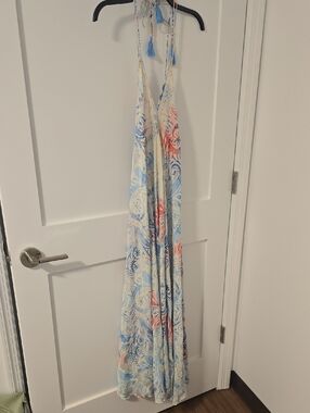 LOVY silk Dress Or Bathing Suit Cover Up